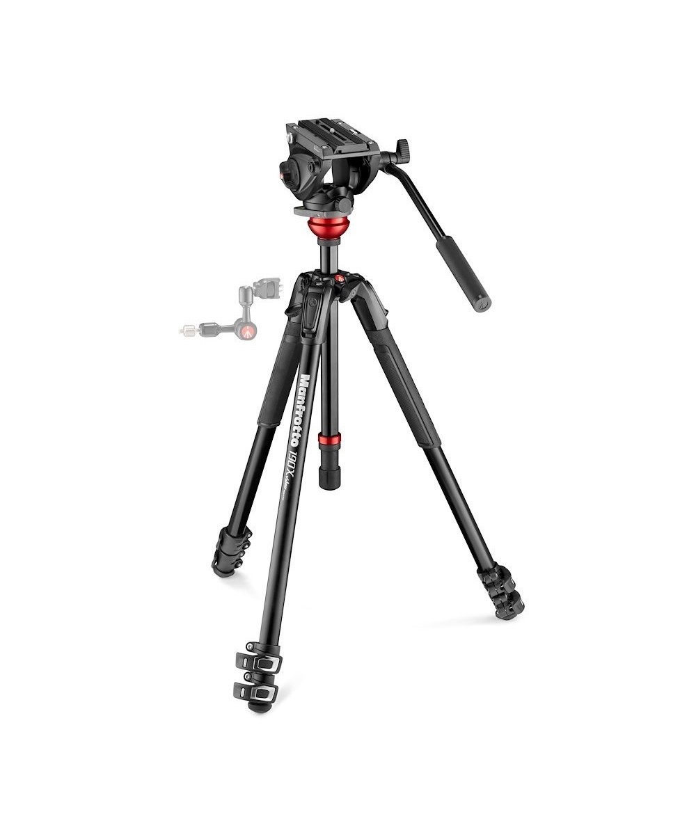 Manfrotto Kit Vídeo Con Trípode Aluminio MT190X + Rótula MVH500AH