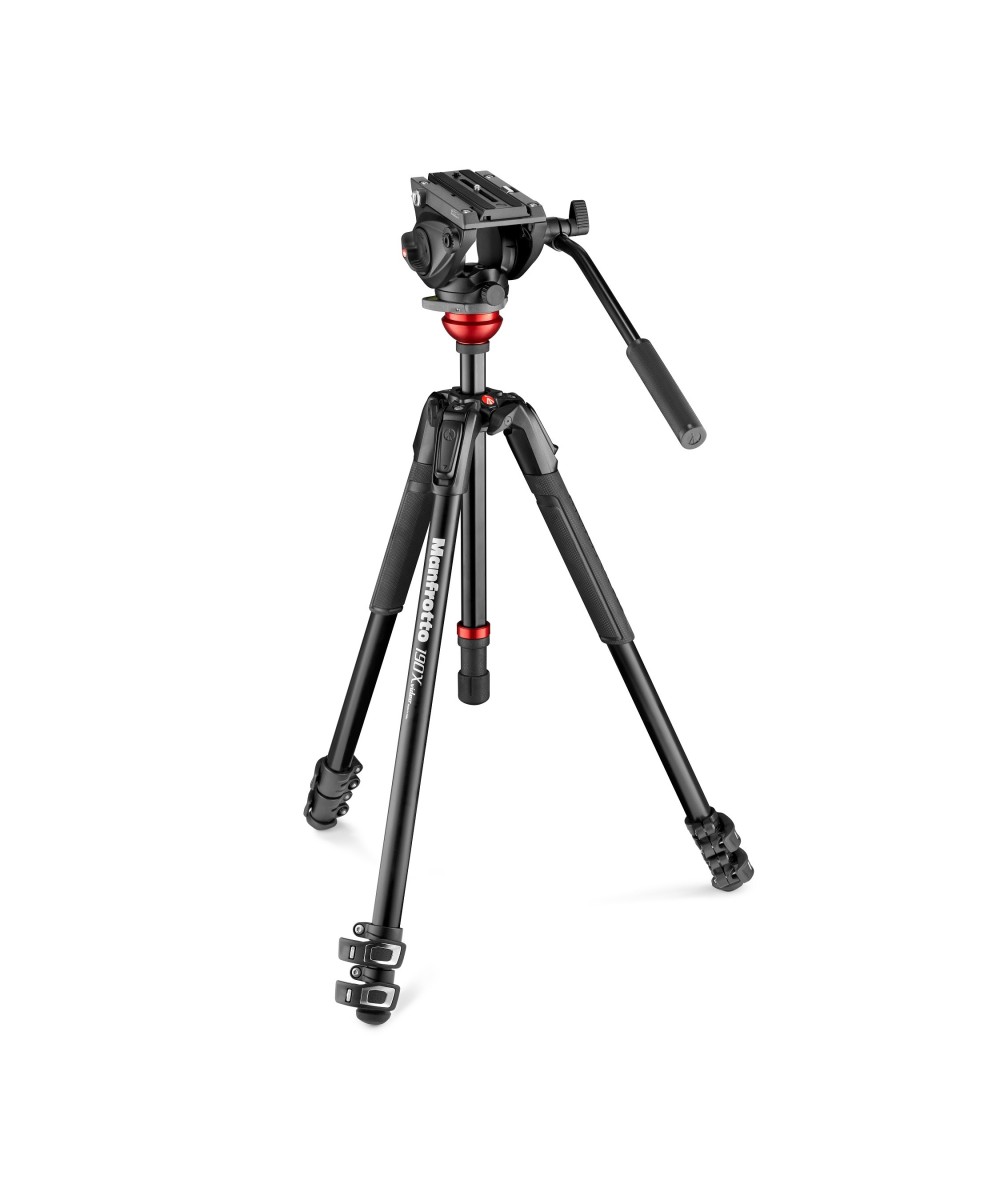 Manfrotto Kit Vídeo Con Trípode Aluminio MT190X + Rótula MVH500AH