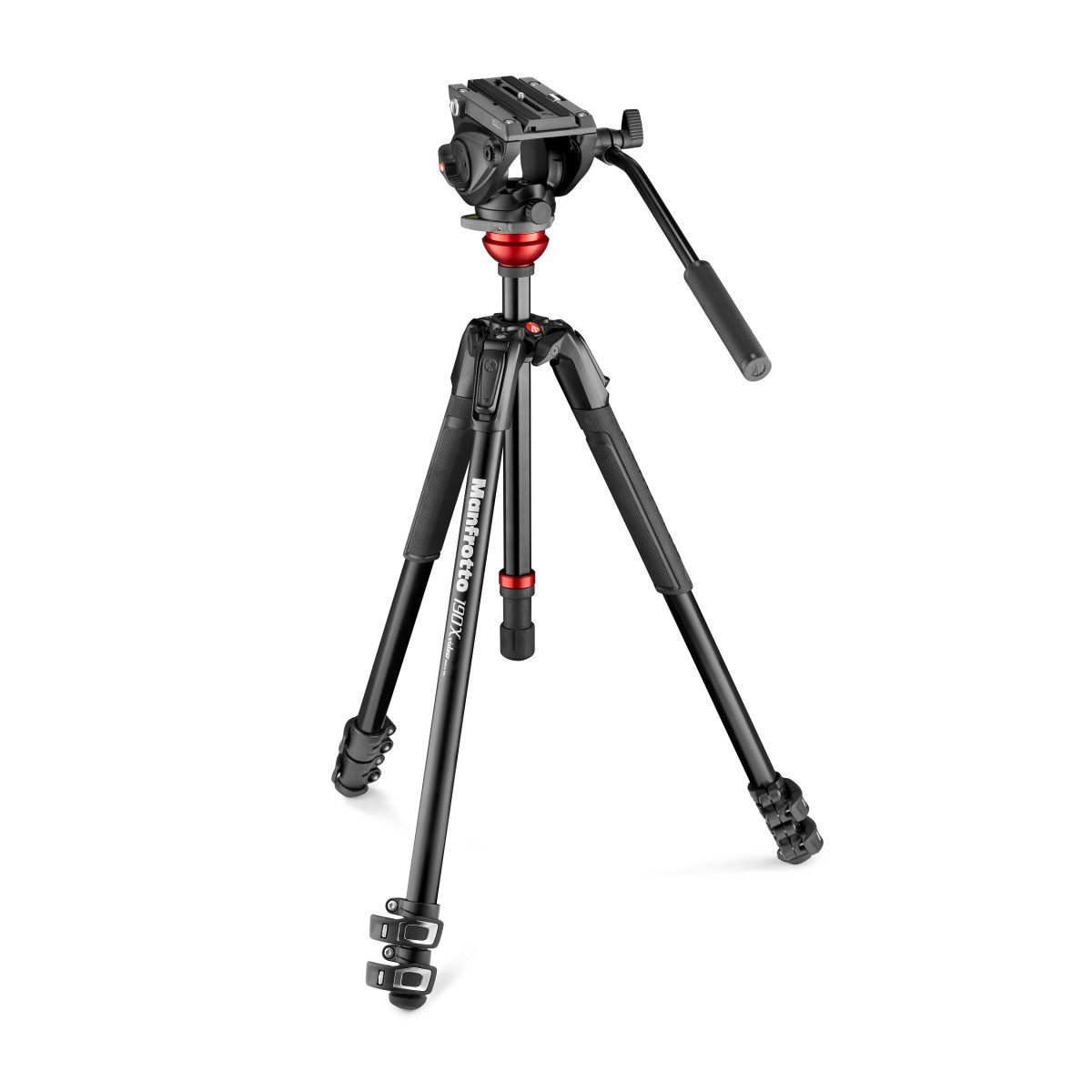 Manfrotto Kit Vídeo Con Trípode Aluminio MT190X + Rótula MVH500AH