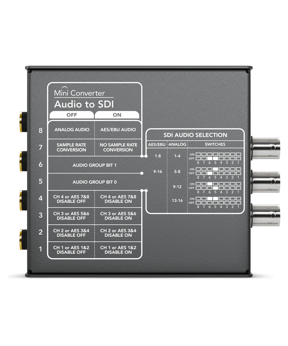 Blackmagic Mini Converter - Audio to SDI 2