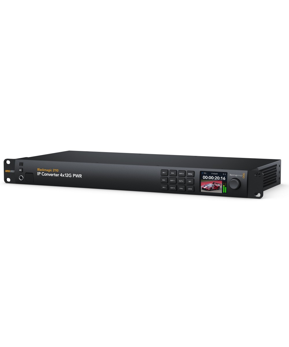 Blackmagic 2110 IP Converter 4x12G PWR