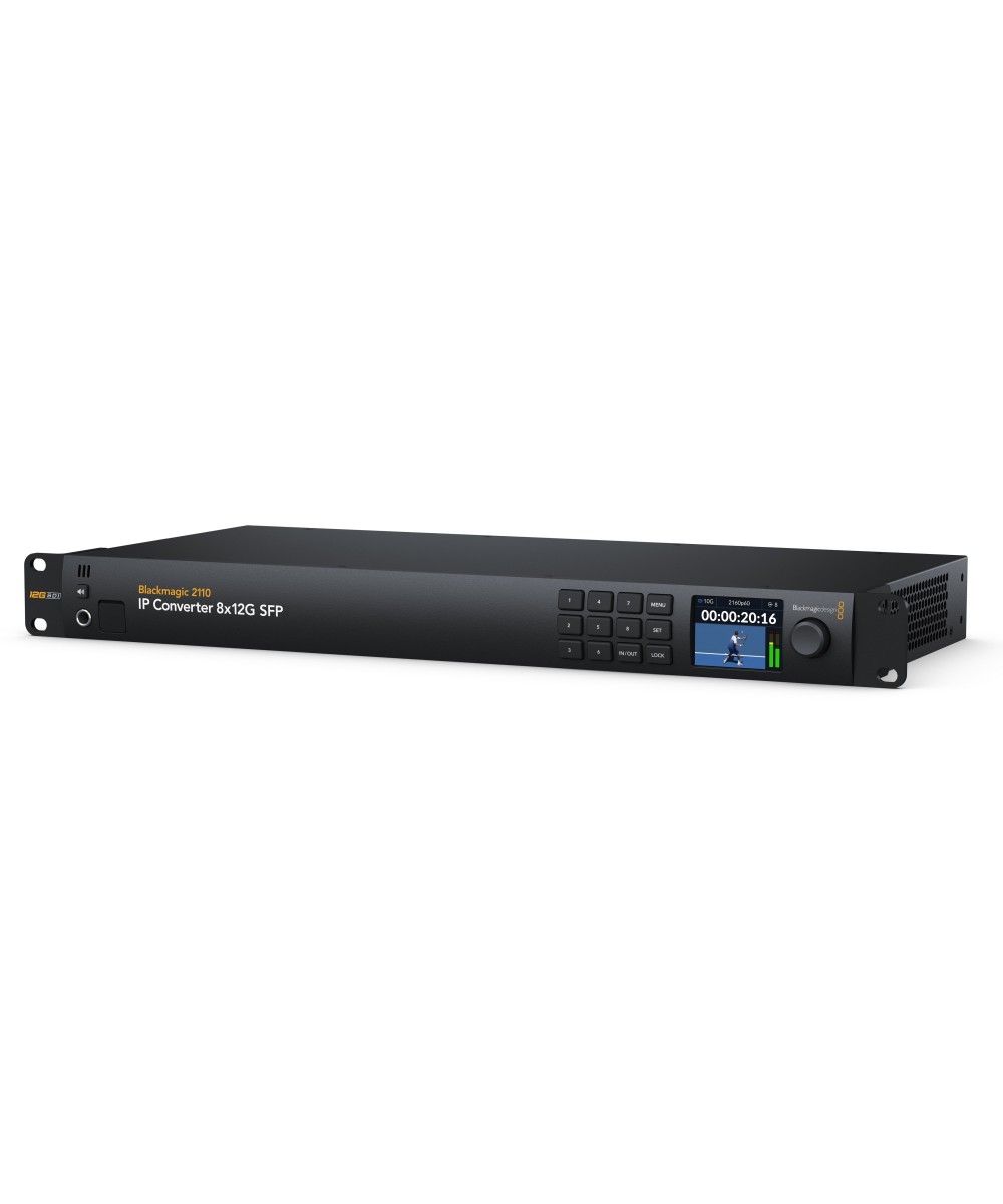 Blackmagic 2110 IP Converter 8x12G SFP