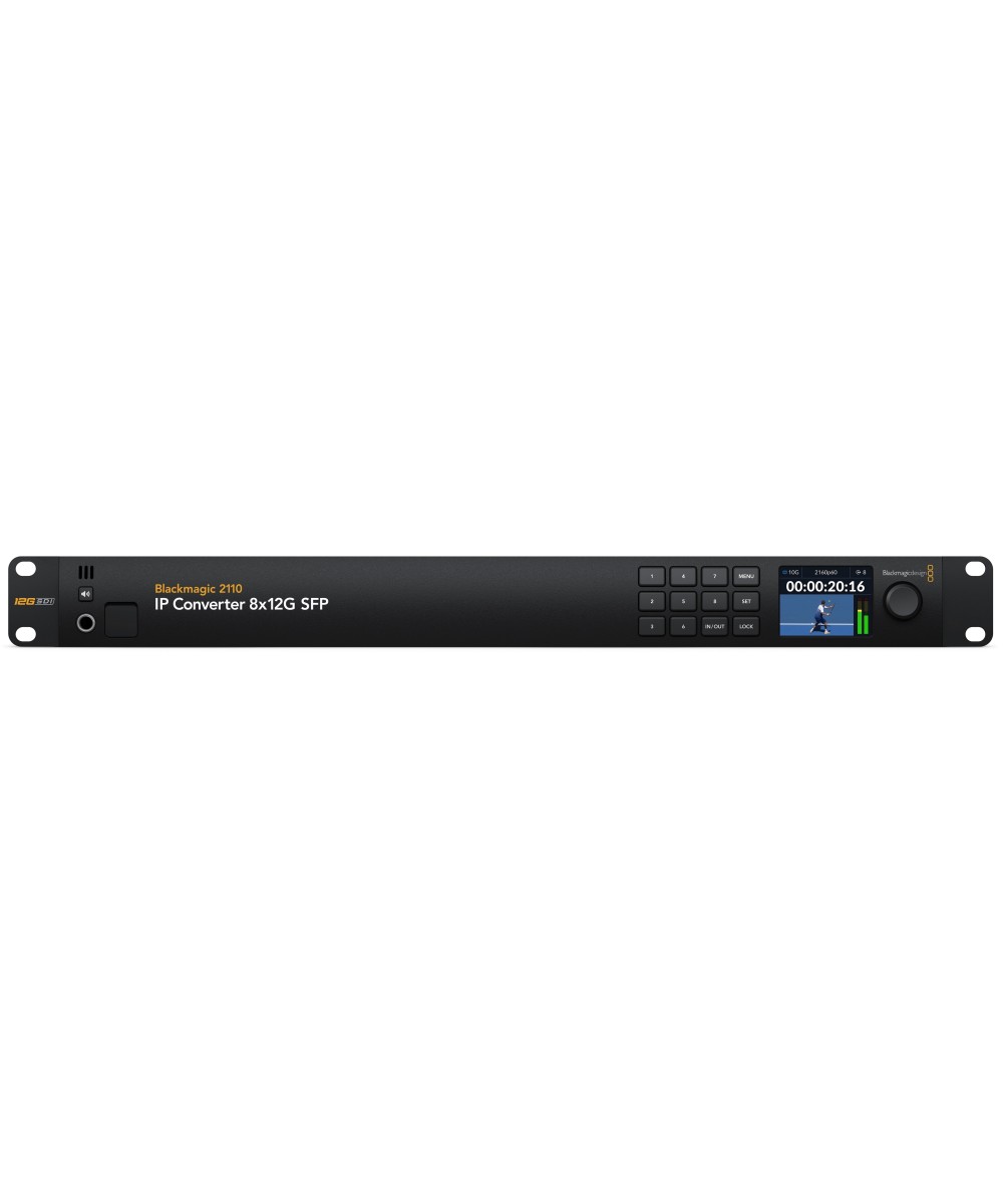 Blackmagic 2110 IP Converter 8x12G SFP